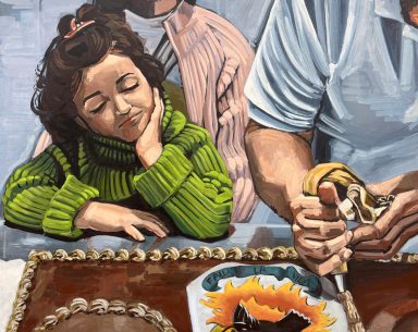 Mirando al pastelero